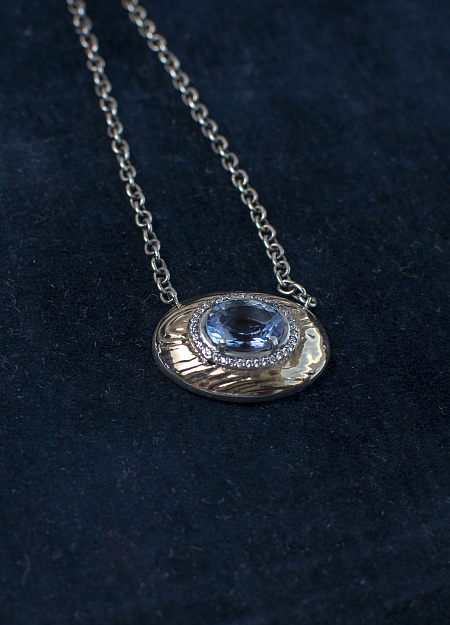 Pendant with Aquamarine