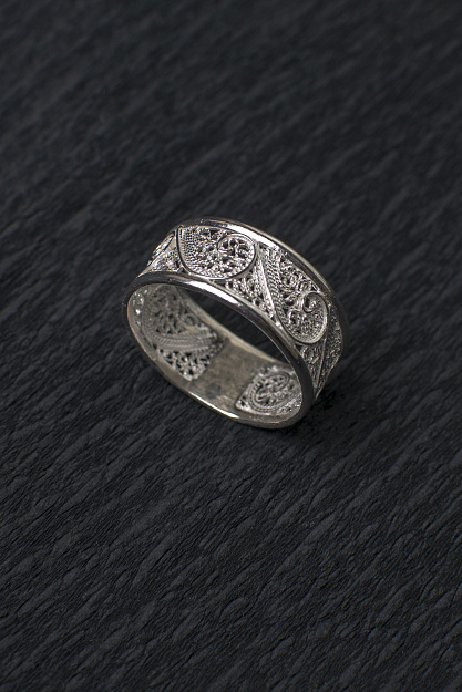 Silver ring Filigree