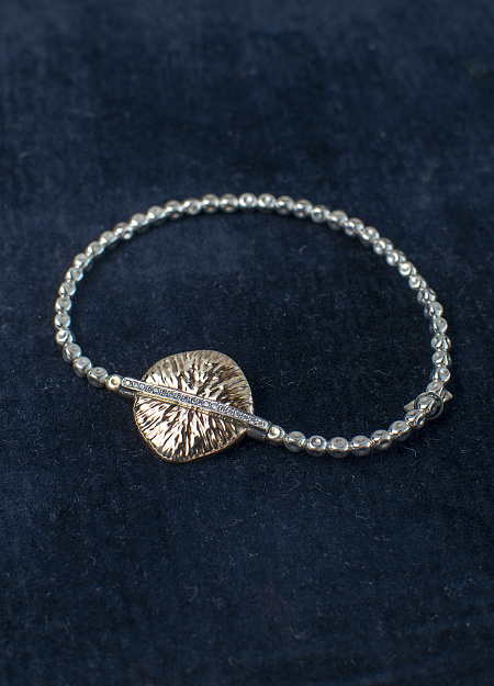 Stretch bracelet with Zirconia